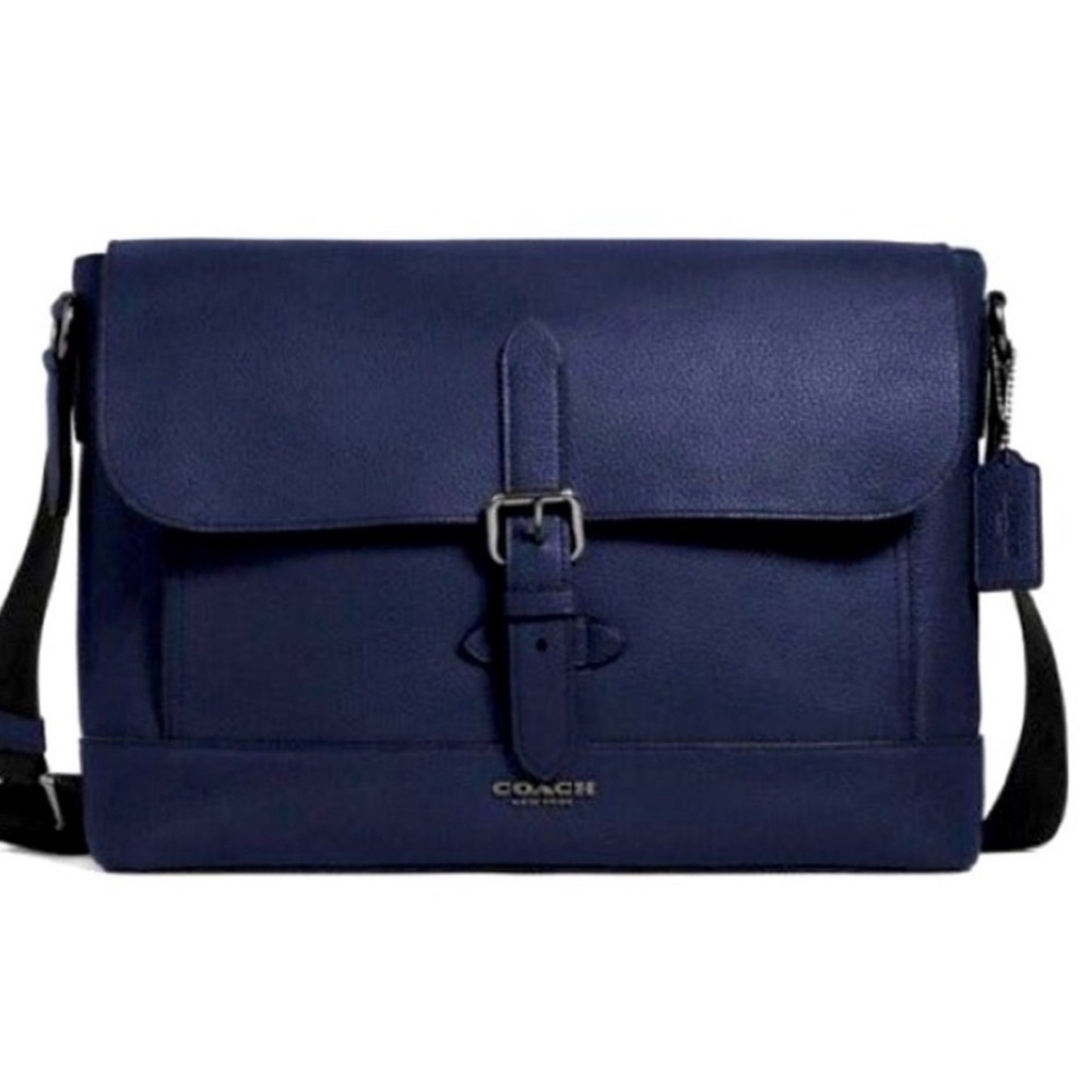 Coach Hudson Men's Blue Messenger Bag